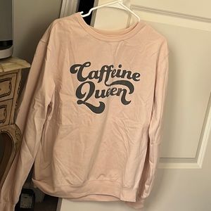 Pale pink sweat shirt